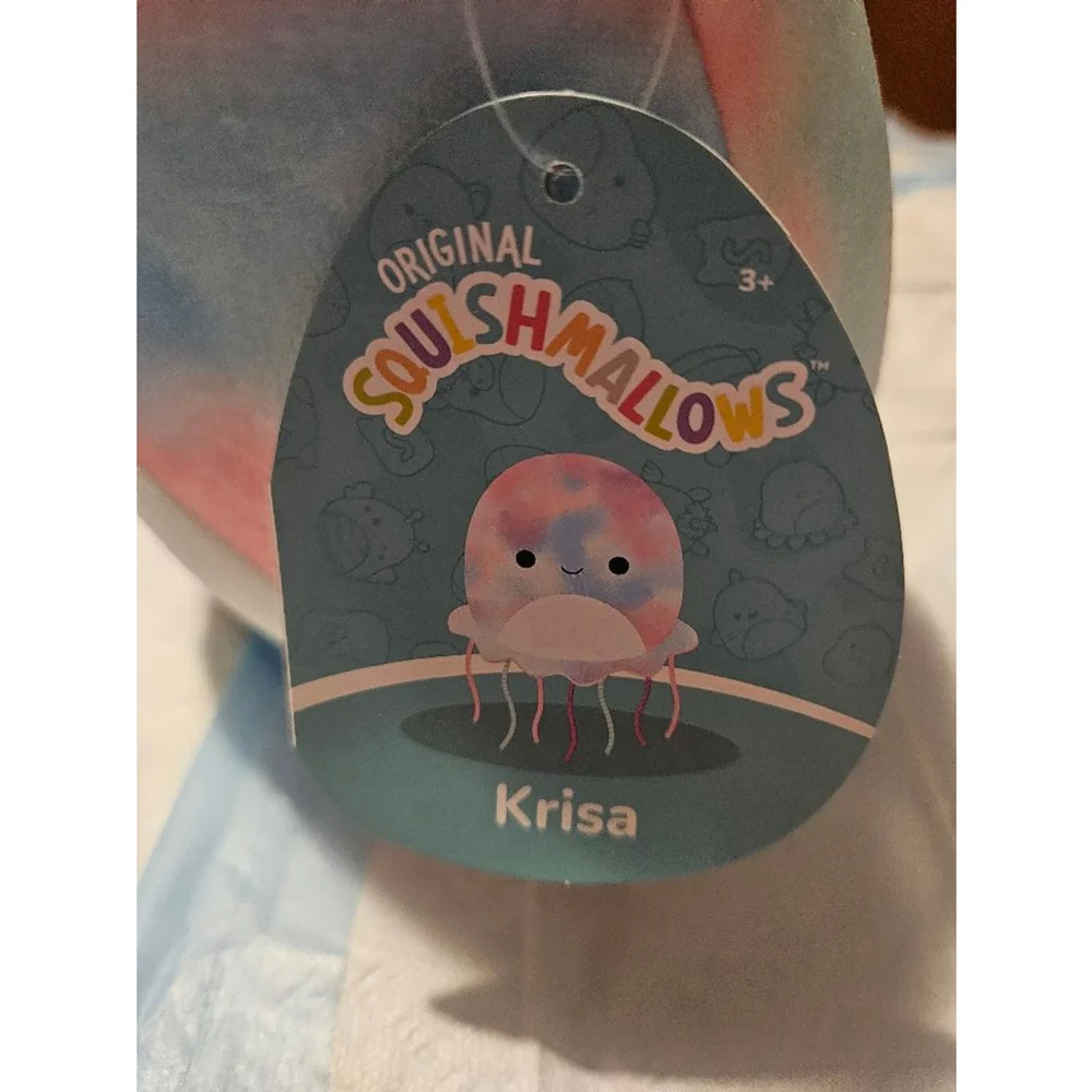 Squishmallows Plush Toy Krisa the Jellyfish Blue Pink (NEW)